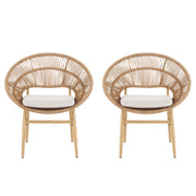 Cyril - Outdoor Papasan Style Dining Chair (Set of 2)