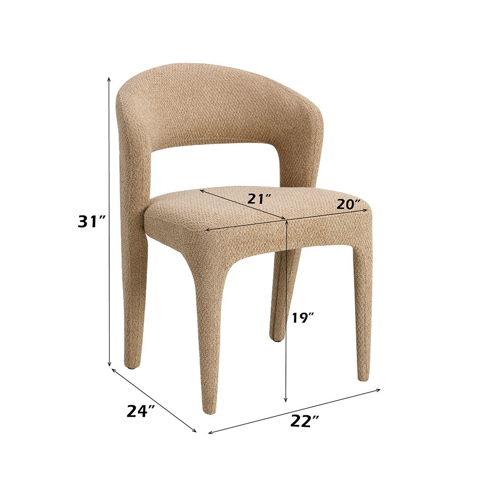 Lidi - Side Chair Set of 2) - Light Brown