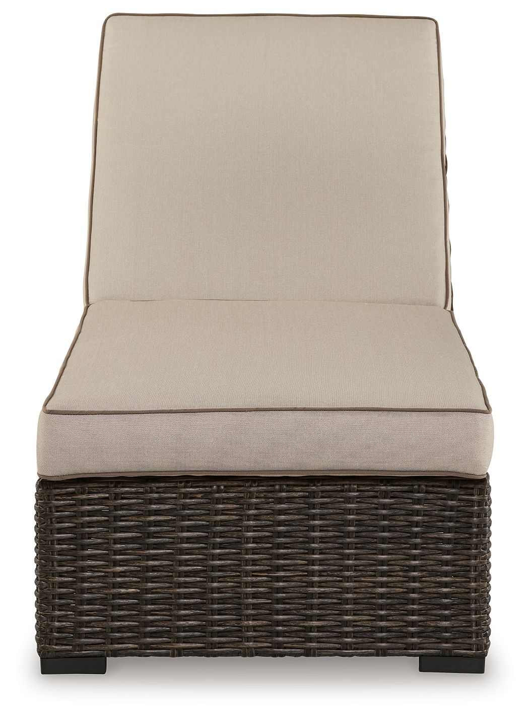 Signature Design by Ashley® Coastline Bay - Brown - Chaise Lounge With Cushion | Meri Furniture