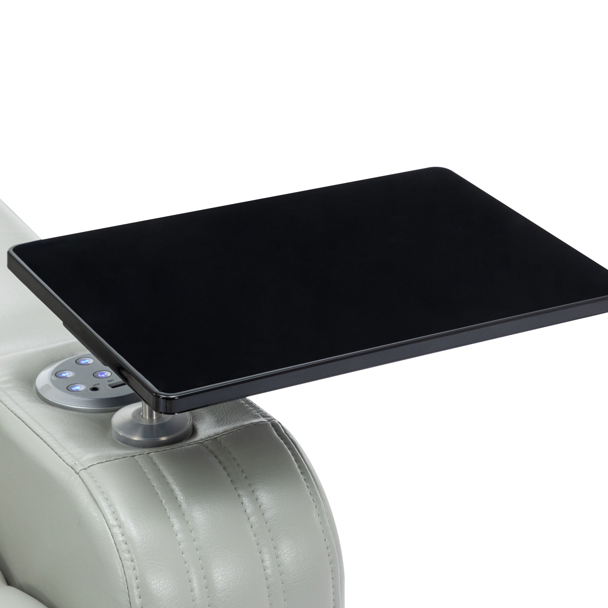 Power Recliner Theater Chair With Cooling Cup Holder, Bluetooth Speaker, LED Lights, USB Ports