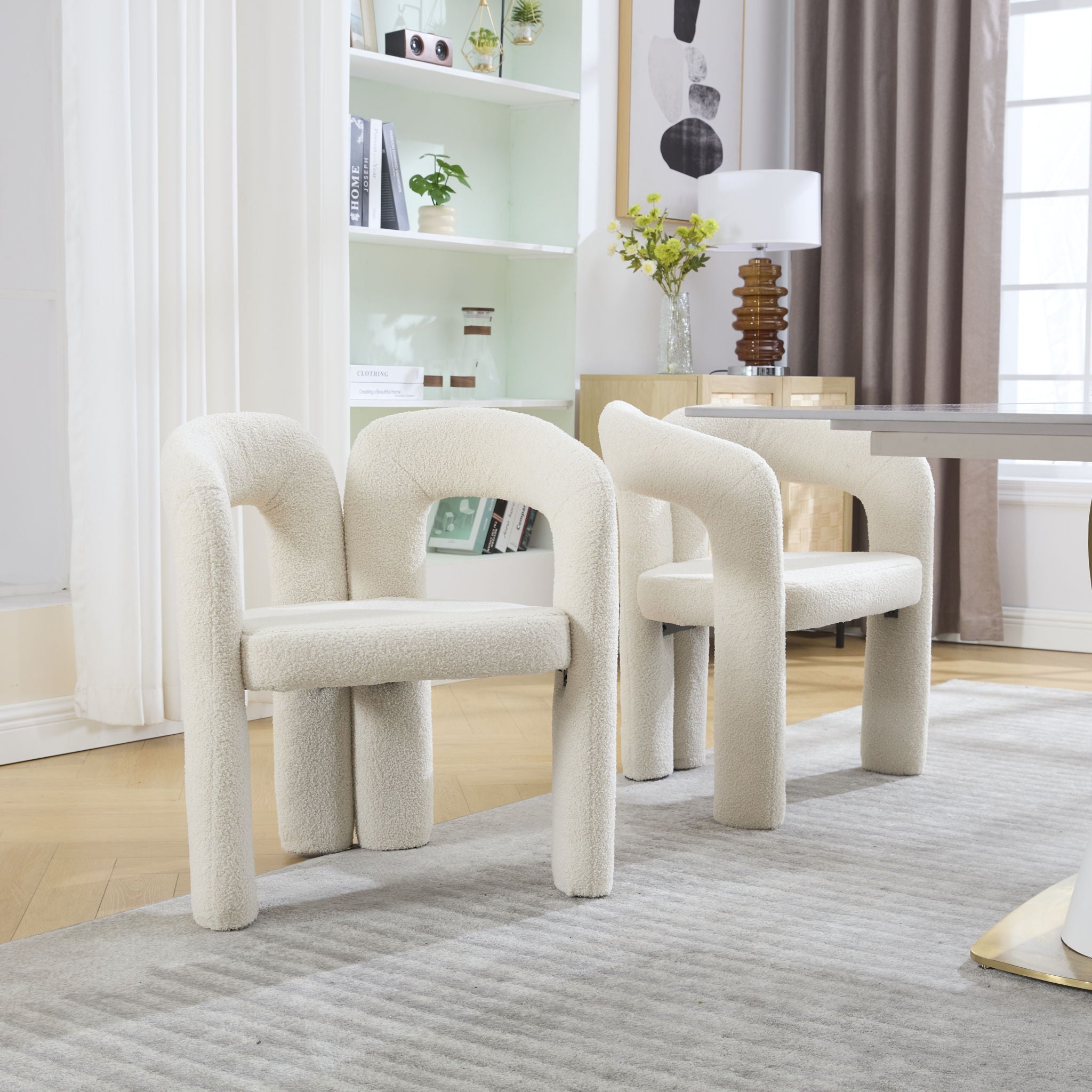 Coolmore Contemporary Designed Accent / Dining Chair With Armrests