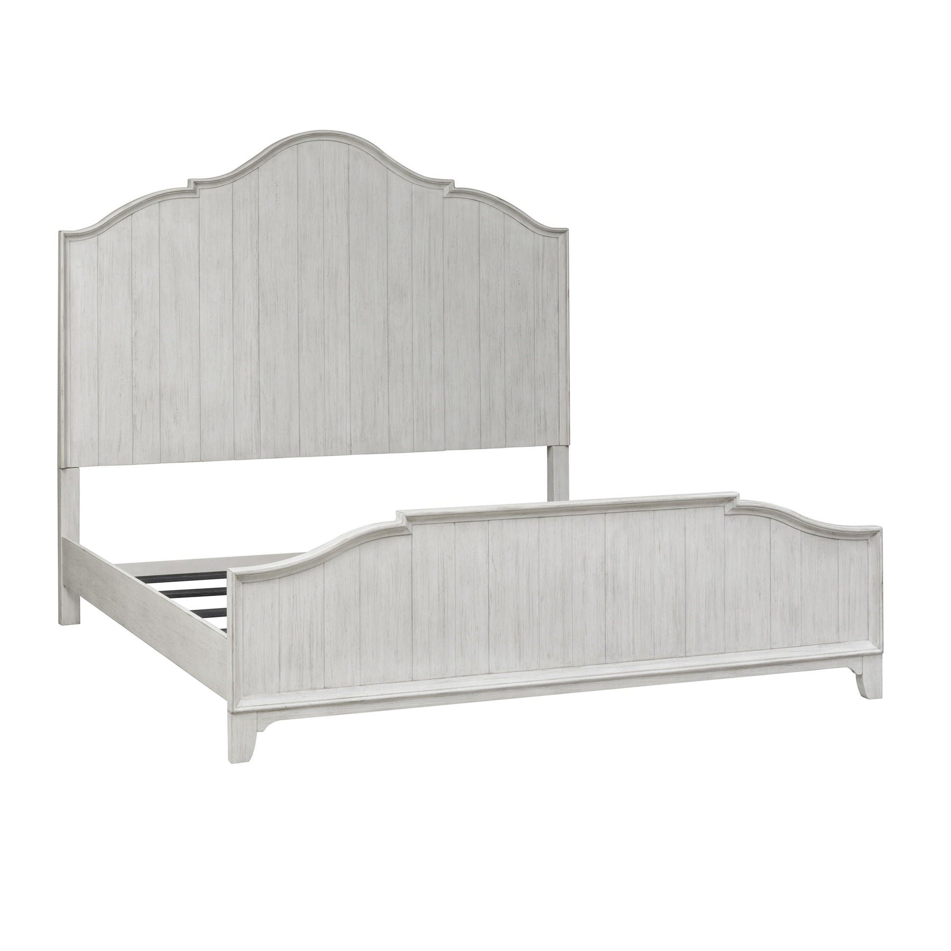 Liberty Furniture Farmhouse Reimagined - California King Panel Bed - White | Meri Furniture