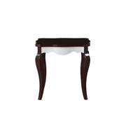 ACME Mathias - End Table - Walnut & White | Meri Furniture