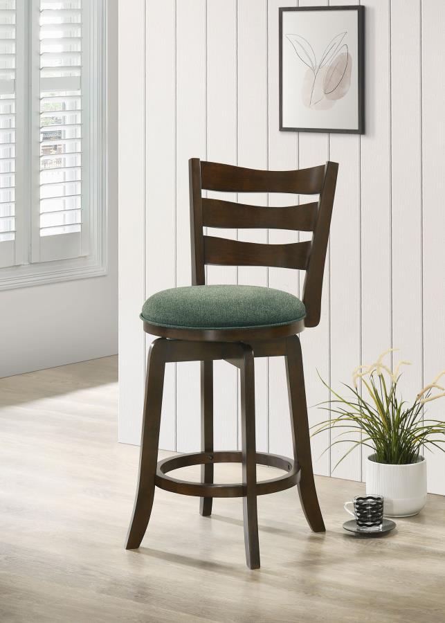 Coaster Fine Furniture Murphy - Wood Height Swivel Bar Chair | Meri Furniture