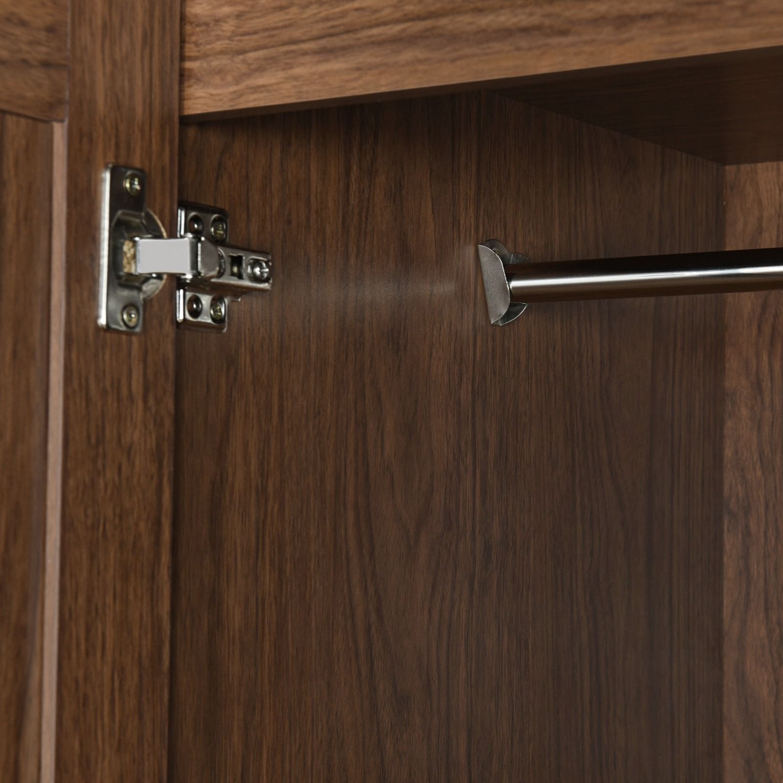 4 Door Wardrobe Armoire With 2 Drawers