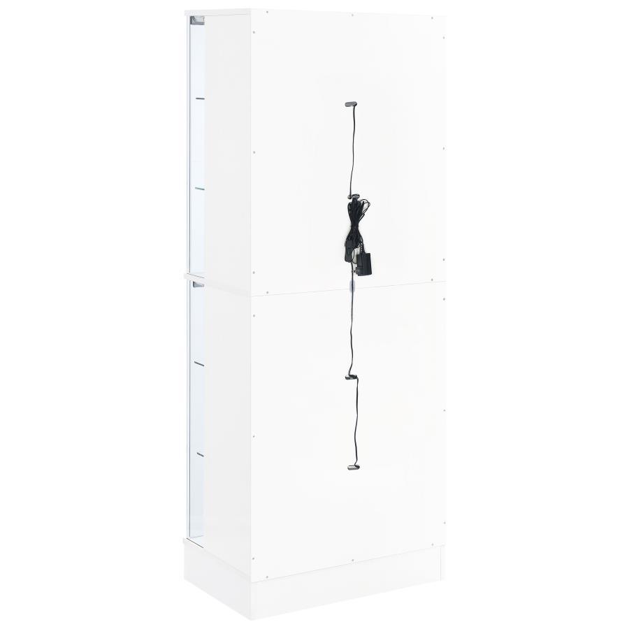 Cabra - 4-door LED Curio Display Cabinet