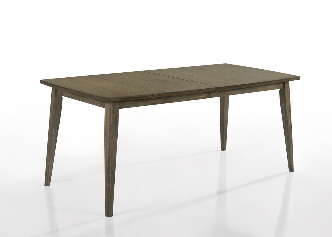 Bistro Vintage Walnut 72" Contemporary Rectangle Dining Table