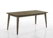 Bistro Vintage Walnut 72" Contemporary Rectangle Dining Table