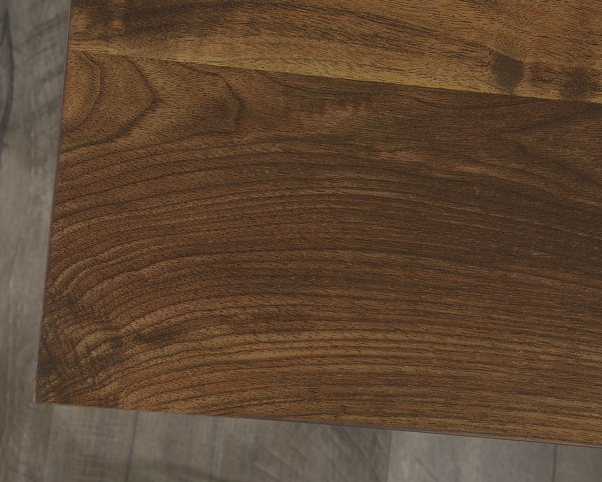 L-Shaped Desk in Grand Walnut