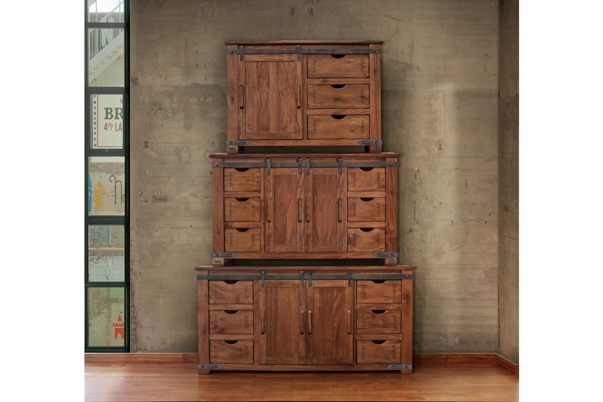 International Furniture Direct Parota - TV Stand | Meri Furniture