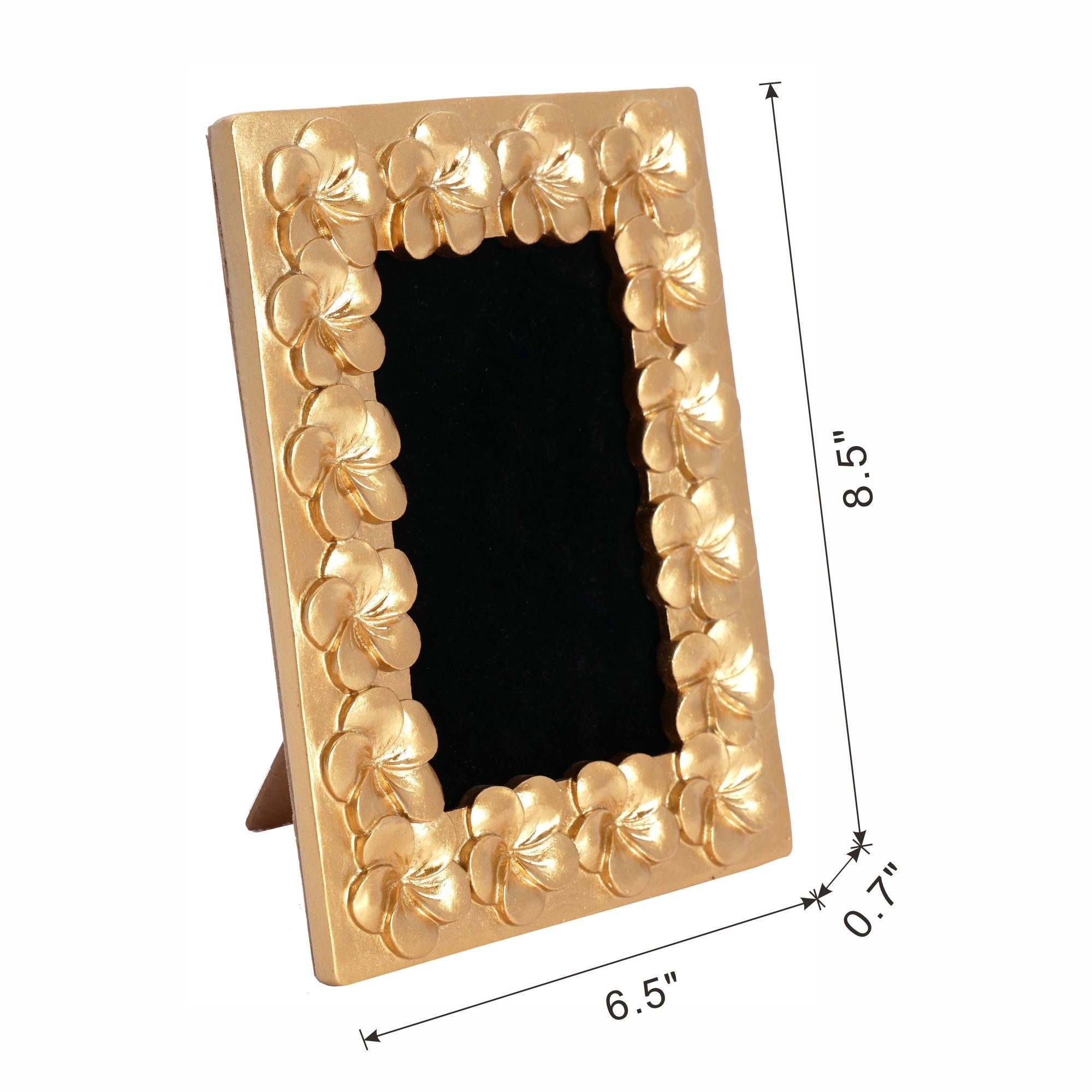 Vintage Photo Frame & Flower Design