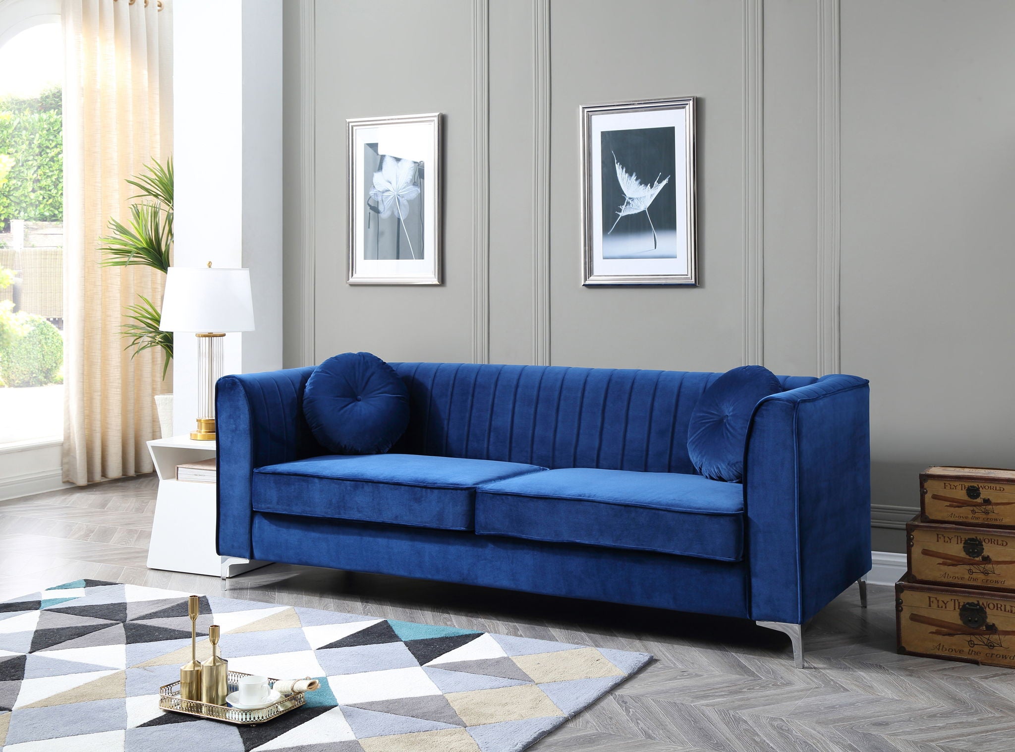 Delray - Micro Suede Sofa
