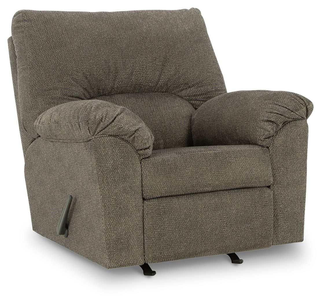 Signature Design by Ashley® Norlou - Flannel - Rocker Recliner | Meri Furniture