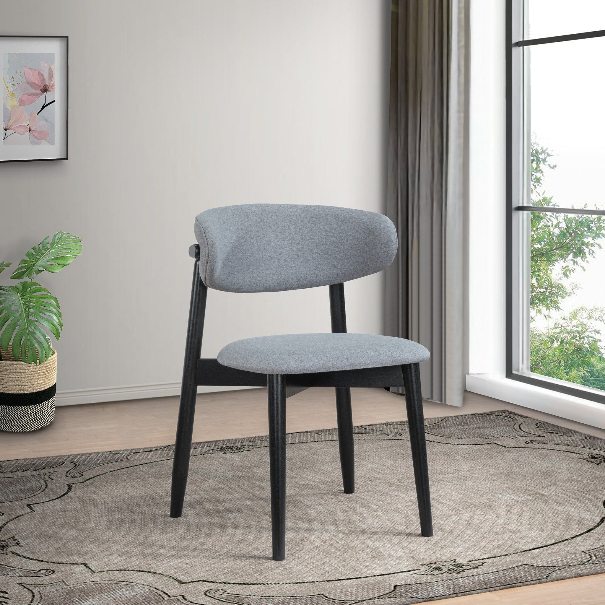 Korbin - Dining Chair (Set of 2) - Gray / Light Gray