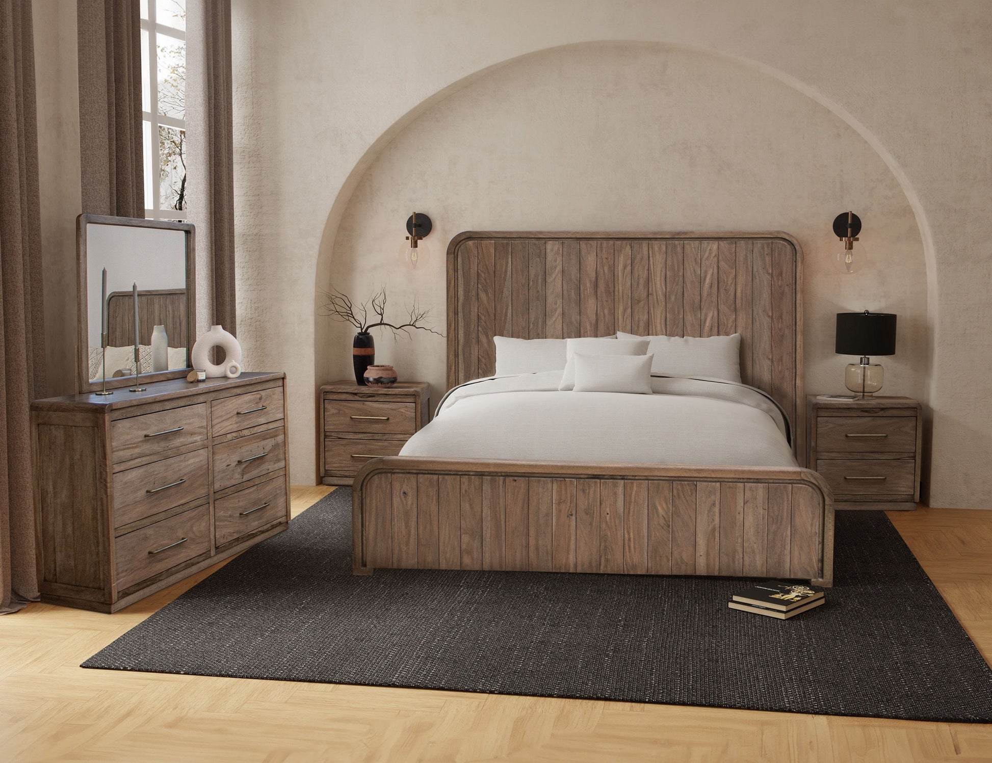 International Furniture Direct Mezquite - Dresser - Mezquite Brown | Meri Furniture