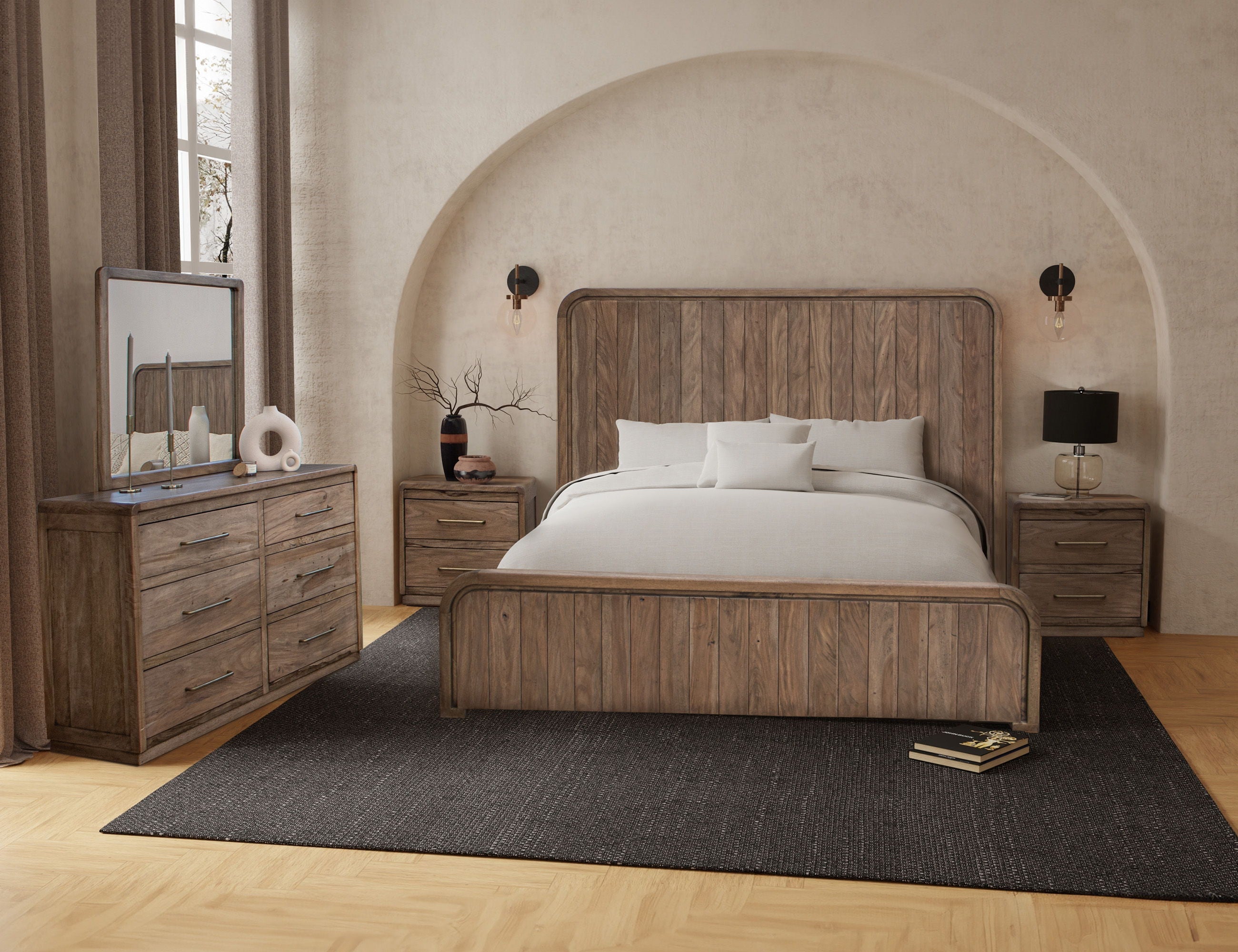 International Furniture Direct Mezquite - Dresser - Mezquite Brown | Meri Furniture