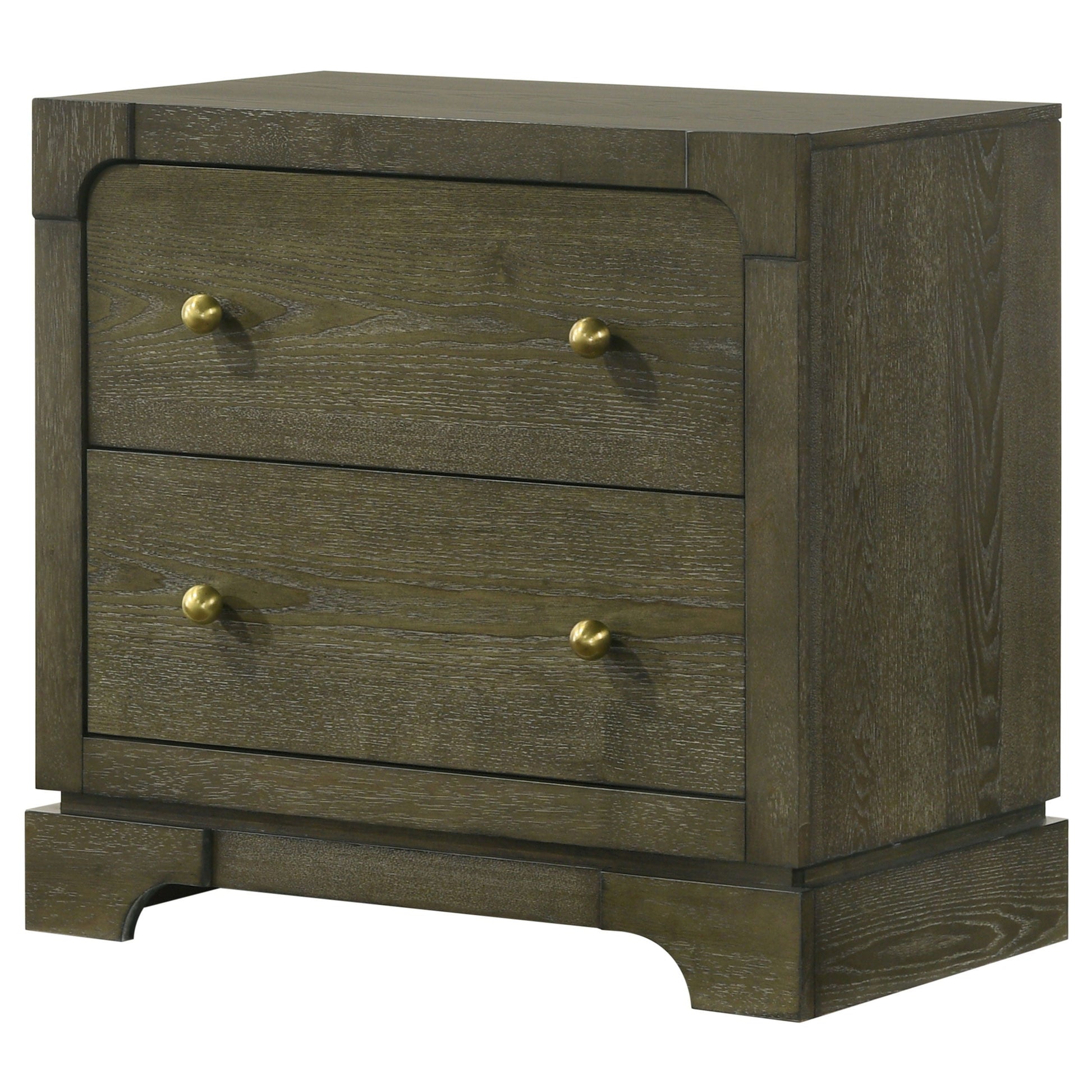 Coaster Fine Furniture Gran Park - 2-Drawer Nightstand Bedside Table - Dark Cocoa | Meri Furniture