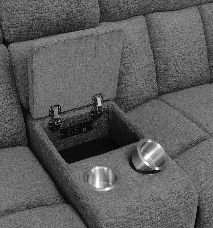 Coaster Fine Furniture Bahrain - Upholstered Motion Sofa | Meri Furniture