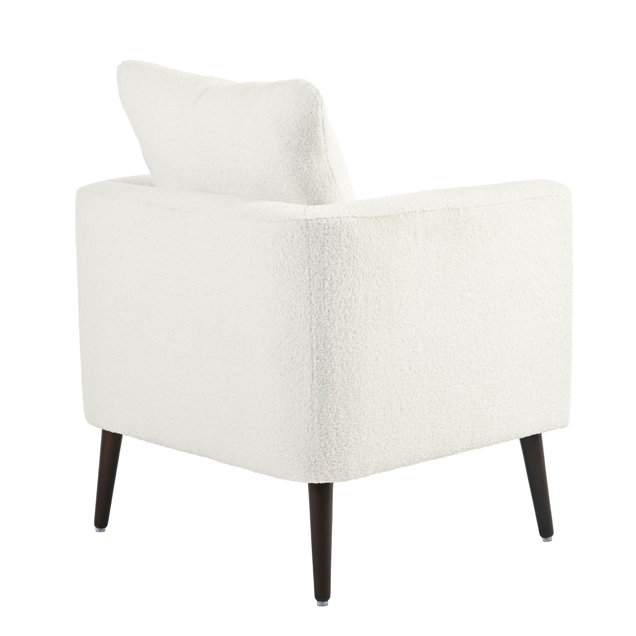 Modern Accent Upholstered Armchair With Pillow