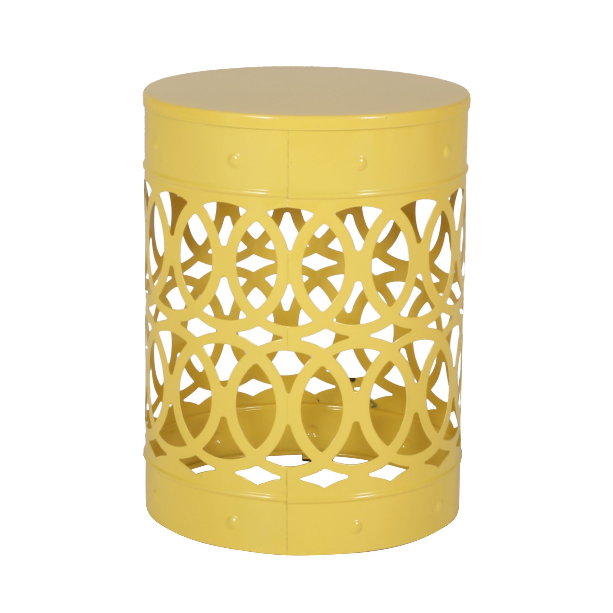 Outdoor Metal S/2 End Table