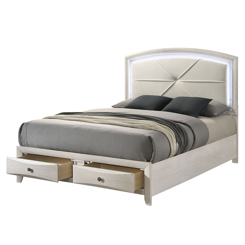 Ramondi - Bed With Storage & LED