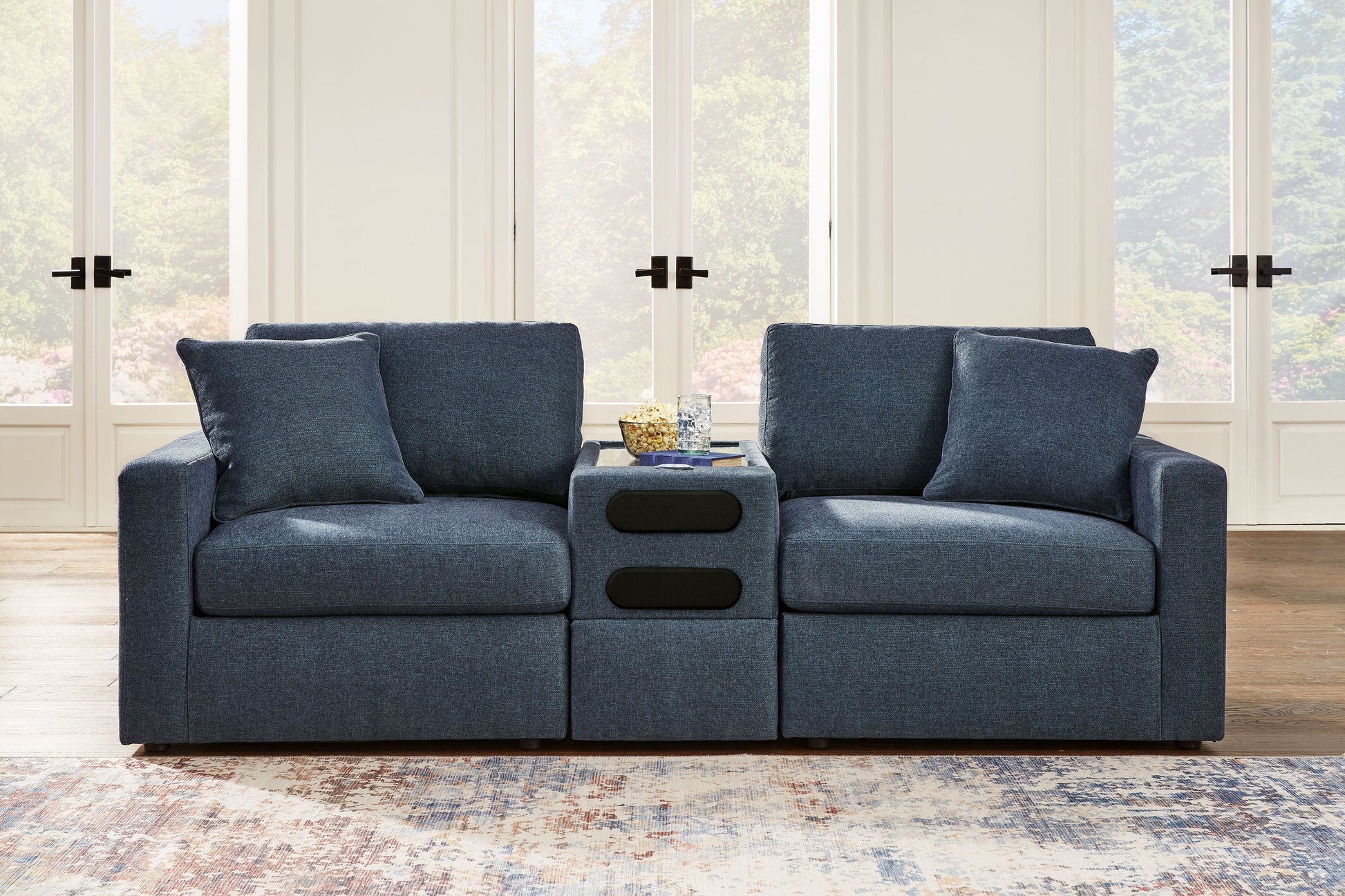 Signature Design by Ashley® Modmax - Ink - Sectional | Meri Furniture