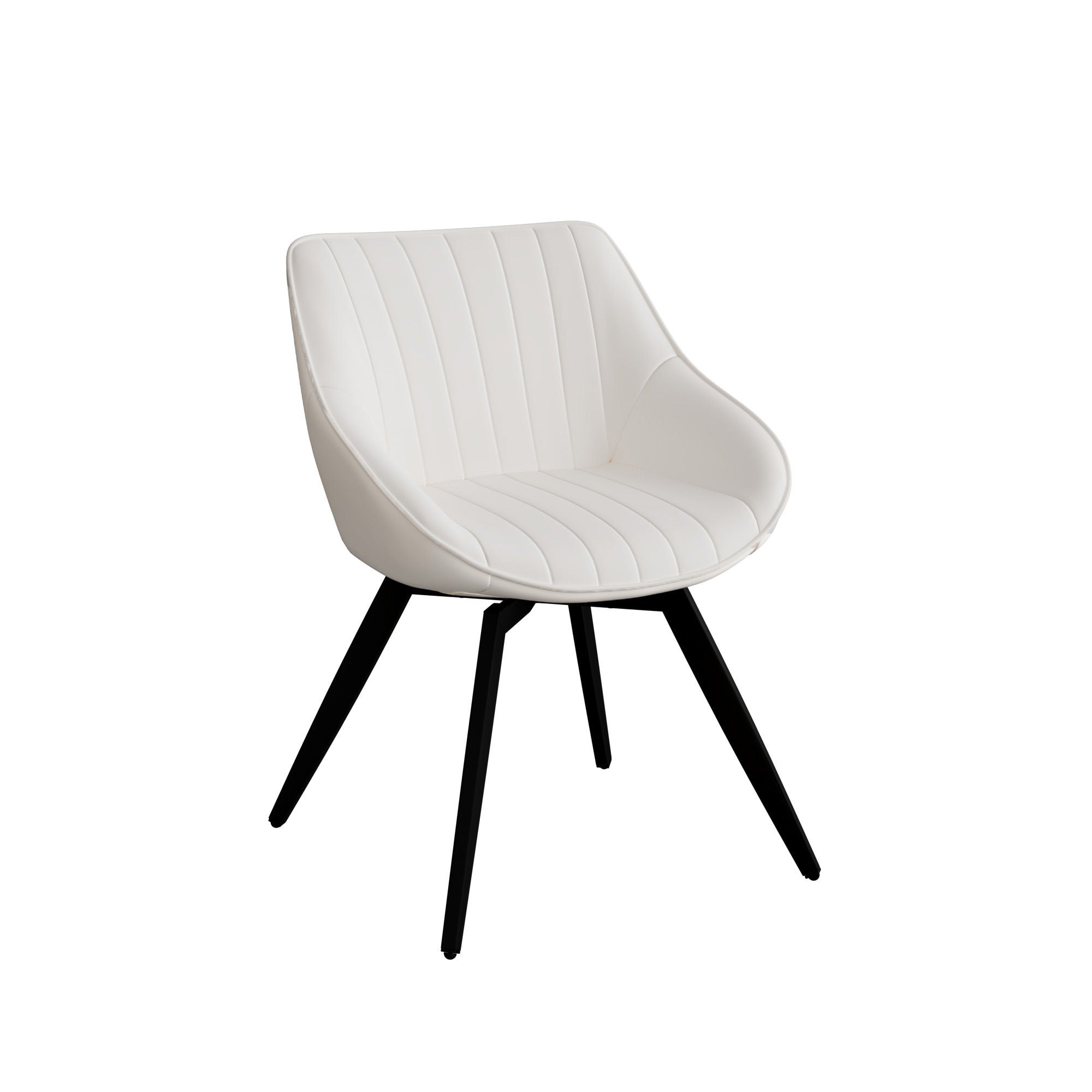 Medieval - Table And Dining Chair Set For Home Kitchen - White / Wood