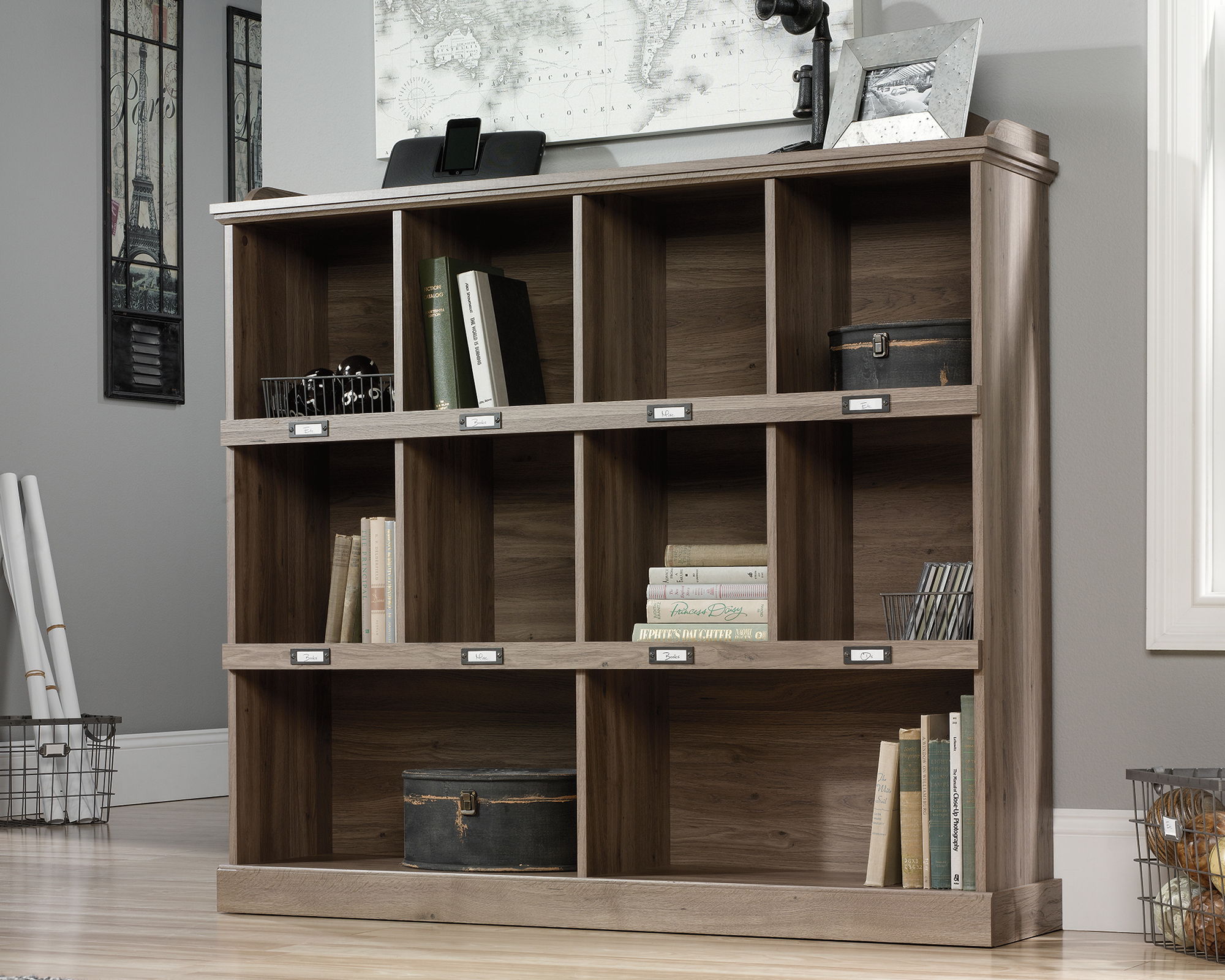 Cubby Bookcase for Storage and Display