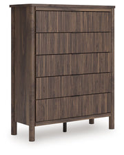 Pamytta - Five Drawer Wide Chest - Brown