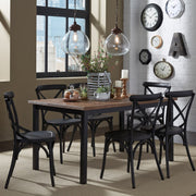 Liberty Furniture Vintage Series - Rectangular Table Set (X Back Side Chairs) | Meri Furniture
