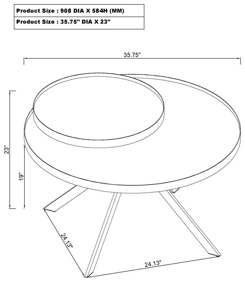 Briggs - Round Coffee And End Table Set