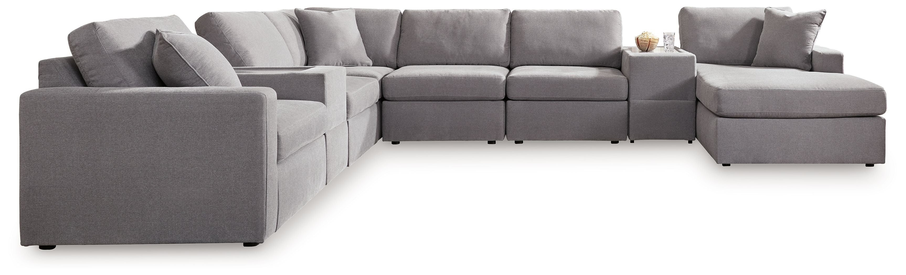 Signature Design by Ashley® Modmax - Granite - Sectional | Meri Furniture