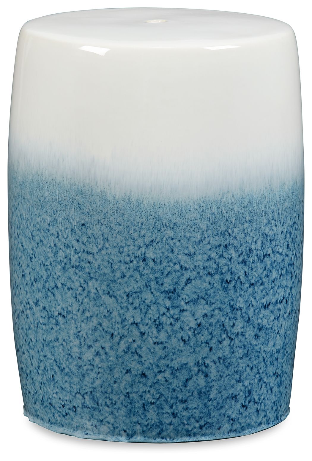 Signature Design by Ashley® Ikegrove - White / Blue - Stool | Meri Furniture
