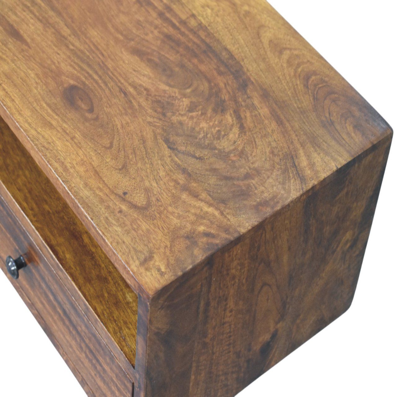 Lunar - 2 Drawer Wall Mounted Media Unit - Brown