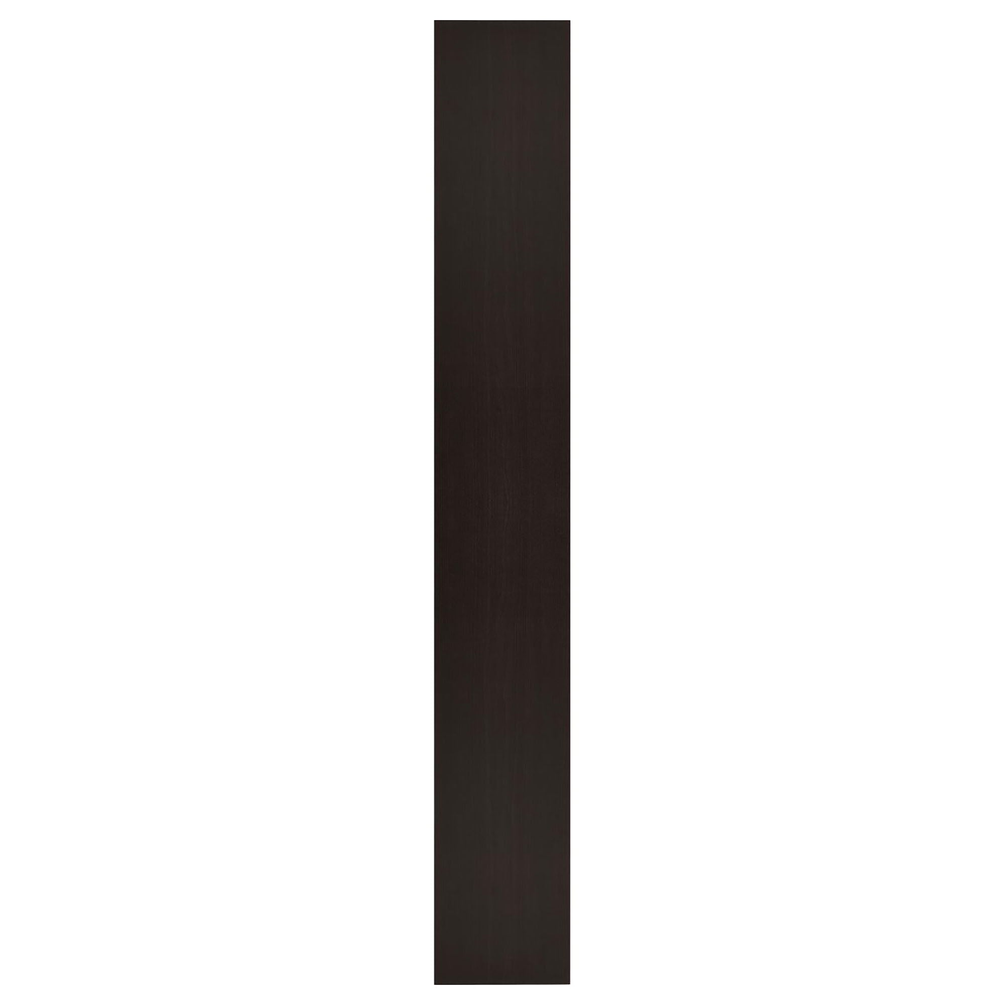 Rectangular Bookcase Tall Slim Storage With 9 Shelves - Brown