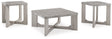 Signature Design by Ashley® Garnilly - Whitewash - Occasional Table Set (Set of 3) | Meri Furniture