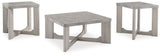 Signature Design by Ashley® Garnilly - Whitewash - Occasional Table Set (Set of 3) | Meri Furniture