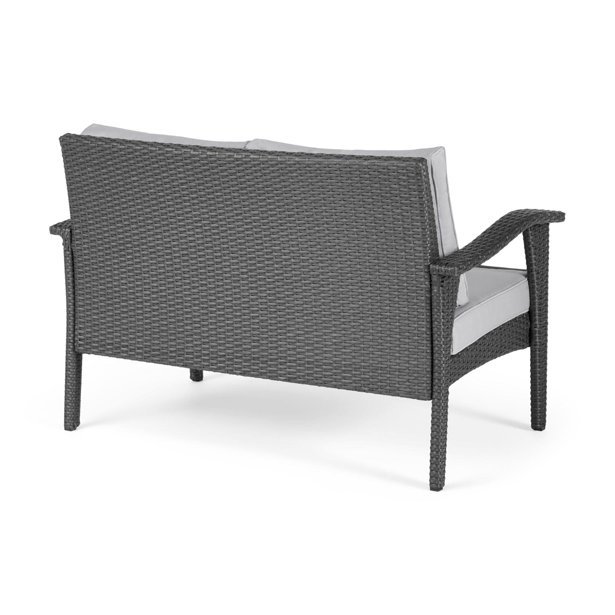 Honolulu - Loveseat - Gray / Silver
