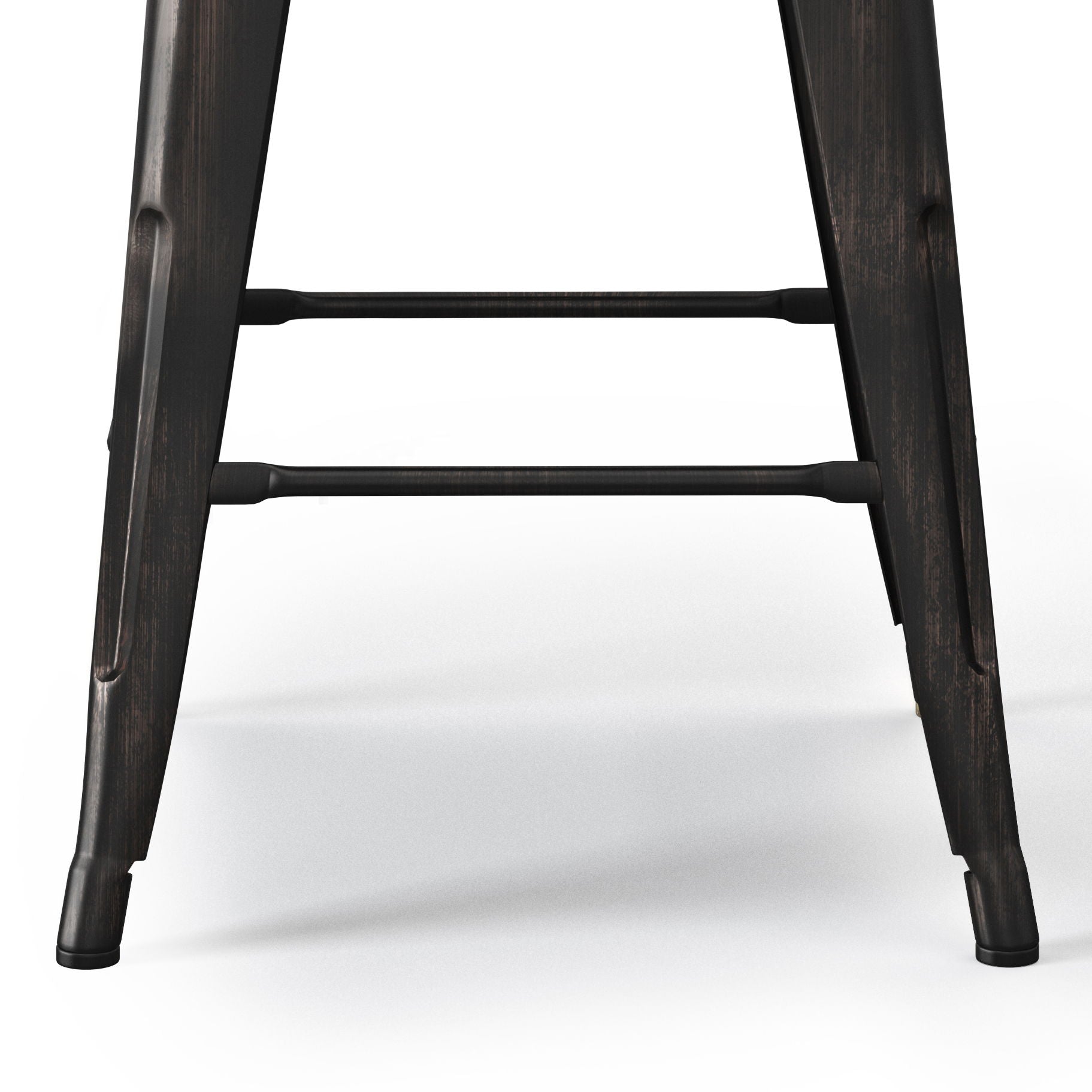 Rayne - Curved Back Metal Stool (Set of 2)
