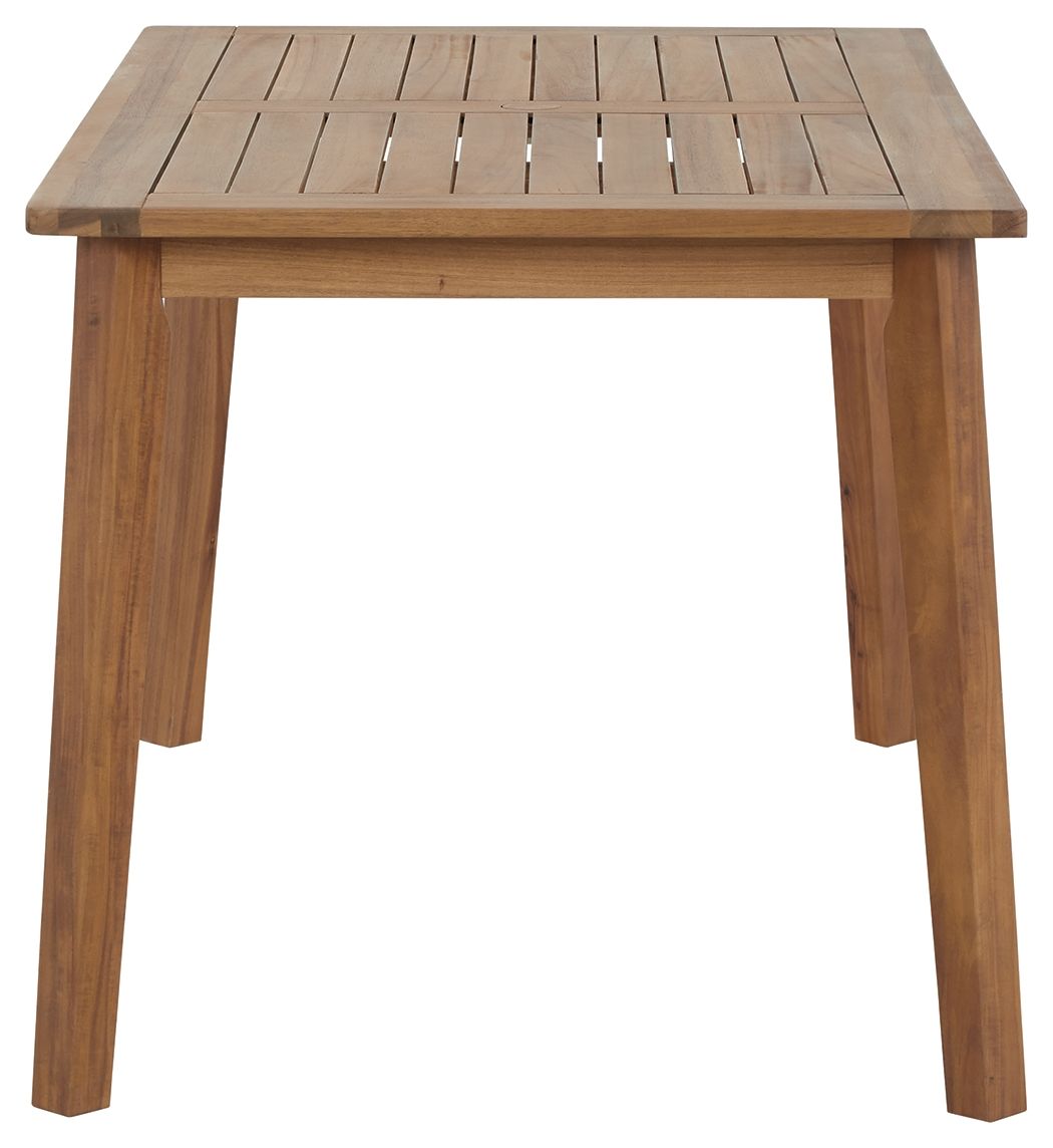 Signature Design by Ashley® Janiyah - Light Brown - Rectangular Dining Table | Meri Furniture