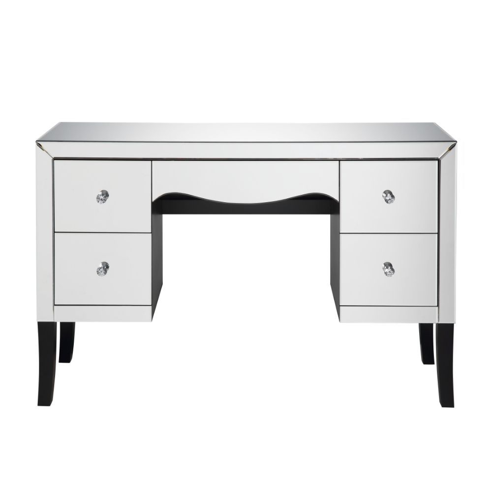 ACME Ratana - Vanity Desk - Mirrored | Meri Furniture
