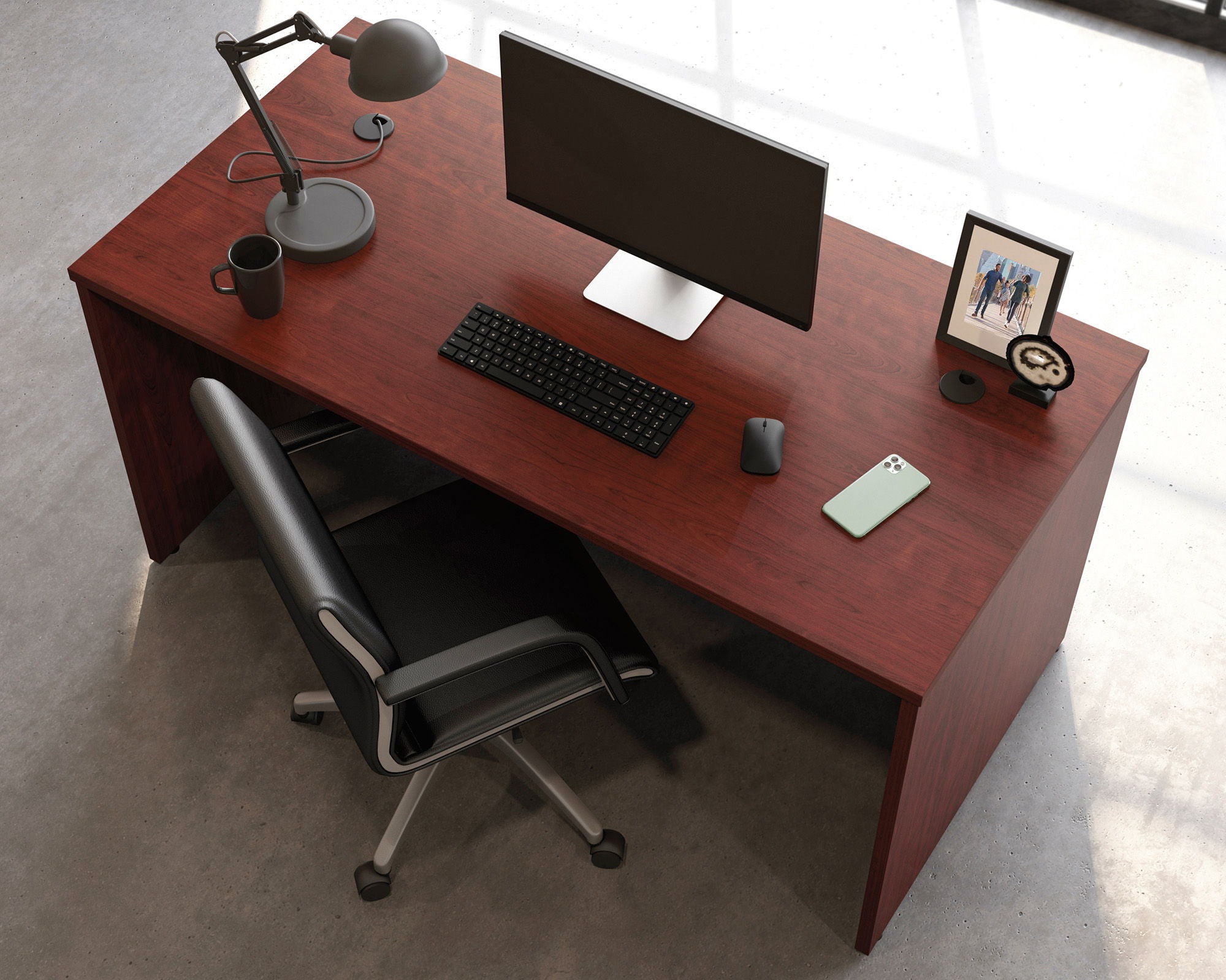 Commercial Desk 60" x 30" in Classic Cherry