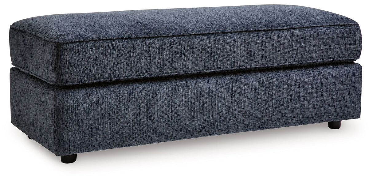 Albar Place - Cobalt - Oversized Accent Ottoman