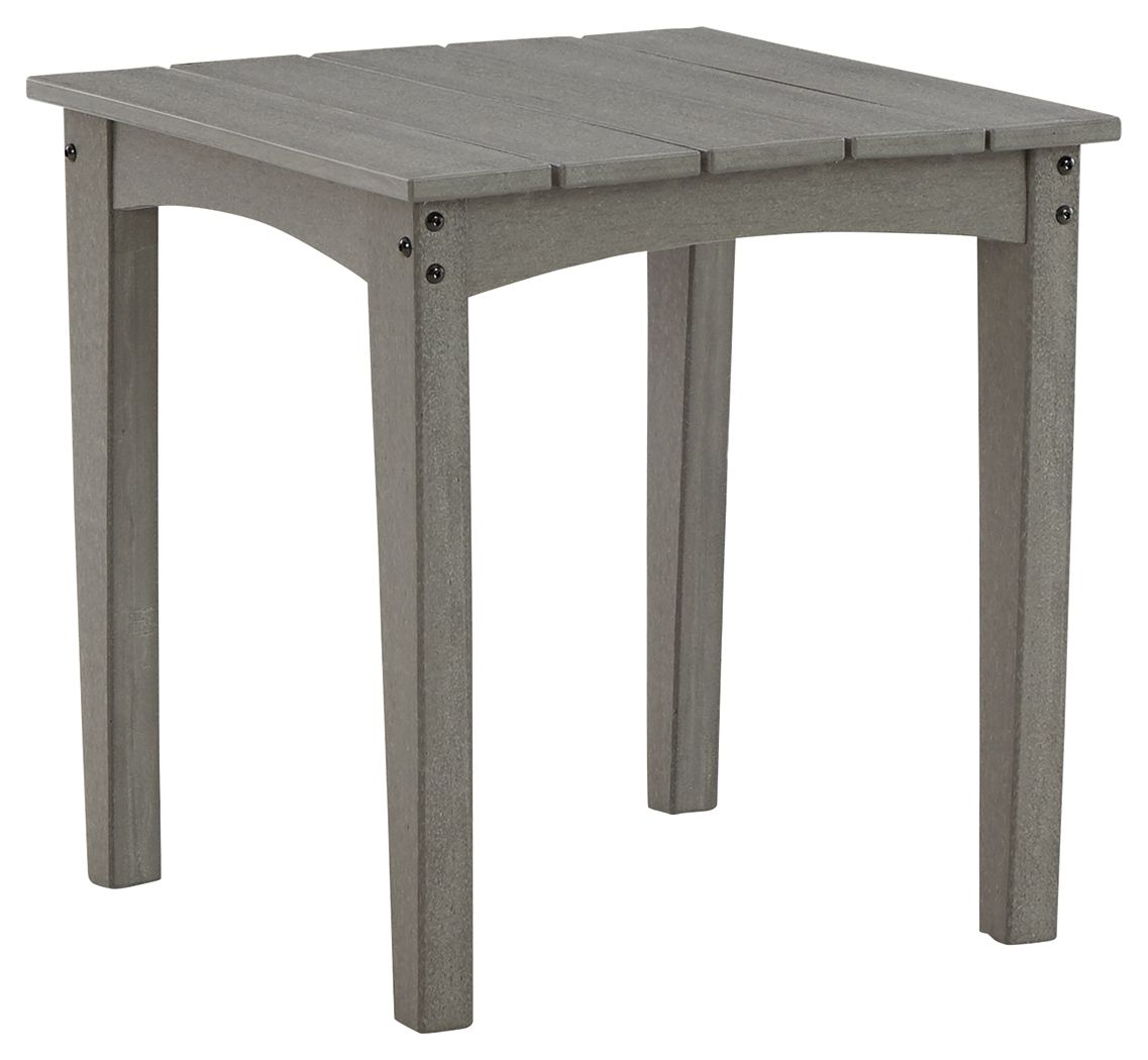 Signature Design by Ashley® Visola - Gray - Square End Table | Meri Furniture
