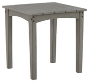 Signature Design by Ashley® Visola - Gray - Square End Table | Meri Furniture
