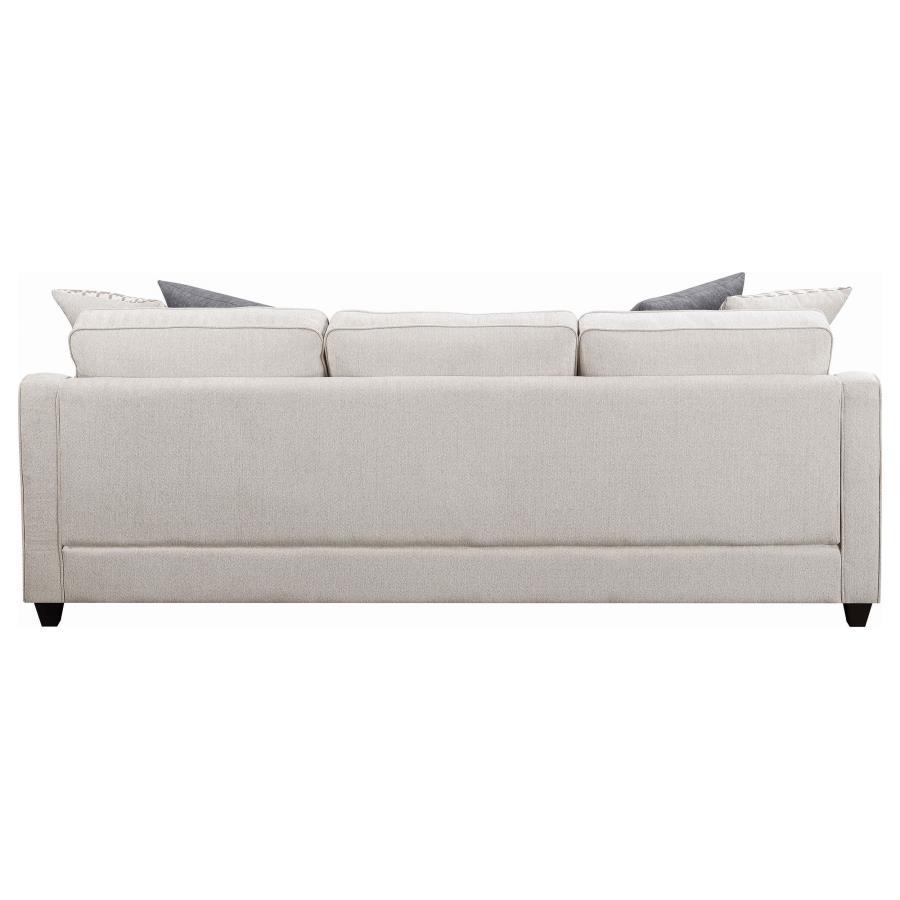 Coaster Fine Furniture Mcloughlin - Upholstered Sloped Arm Sectional Sofa - Platinum | Meri Furniture