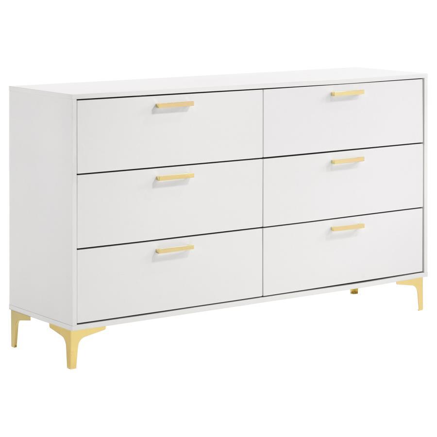 Coaster Fine Furniture Kendall - 6-Drawer Dresser | Meri Furniture
