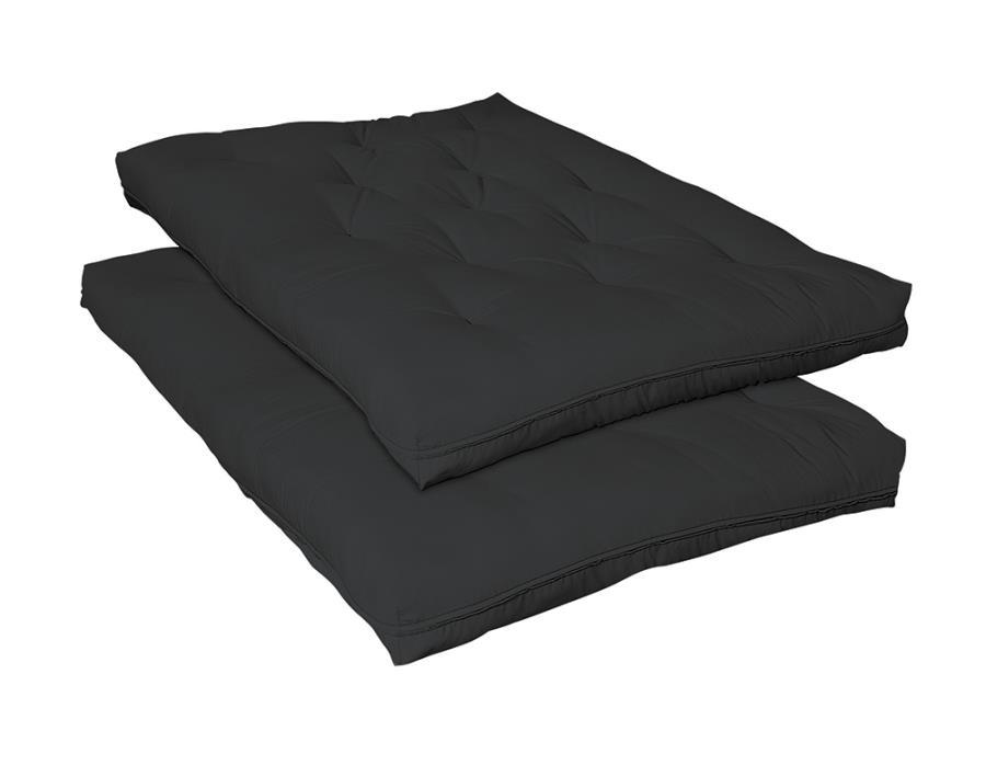 Coaster Fine Furniture 7Deluxe Innerspring Futon Pad - Black | Meri Furniture