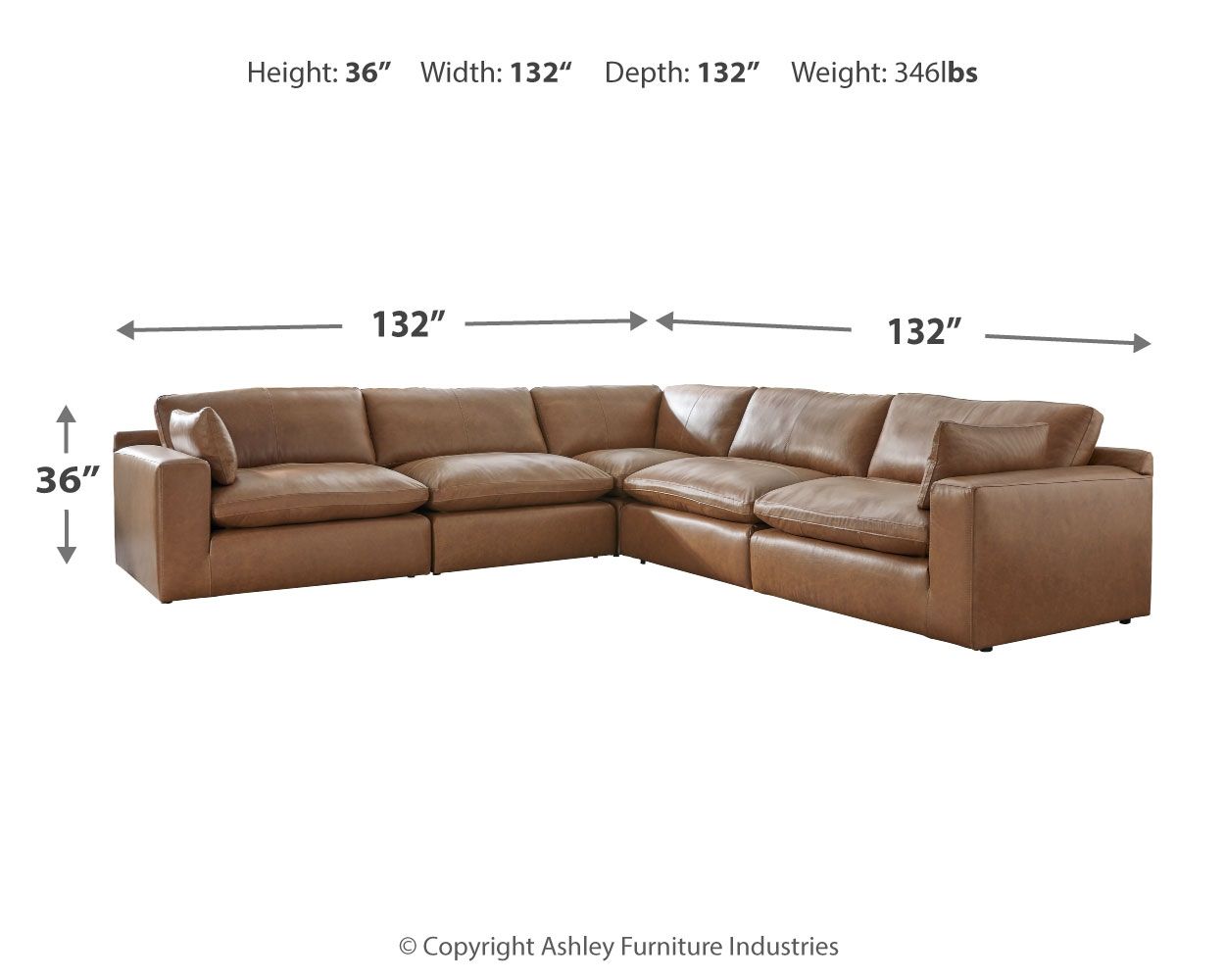 Signature Design by Ashley® Emilia - Sectional | Meri Furniture