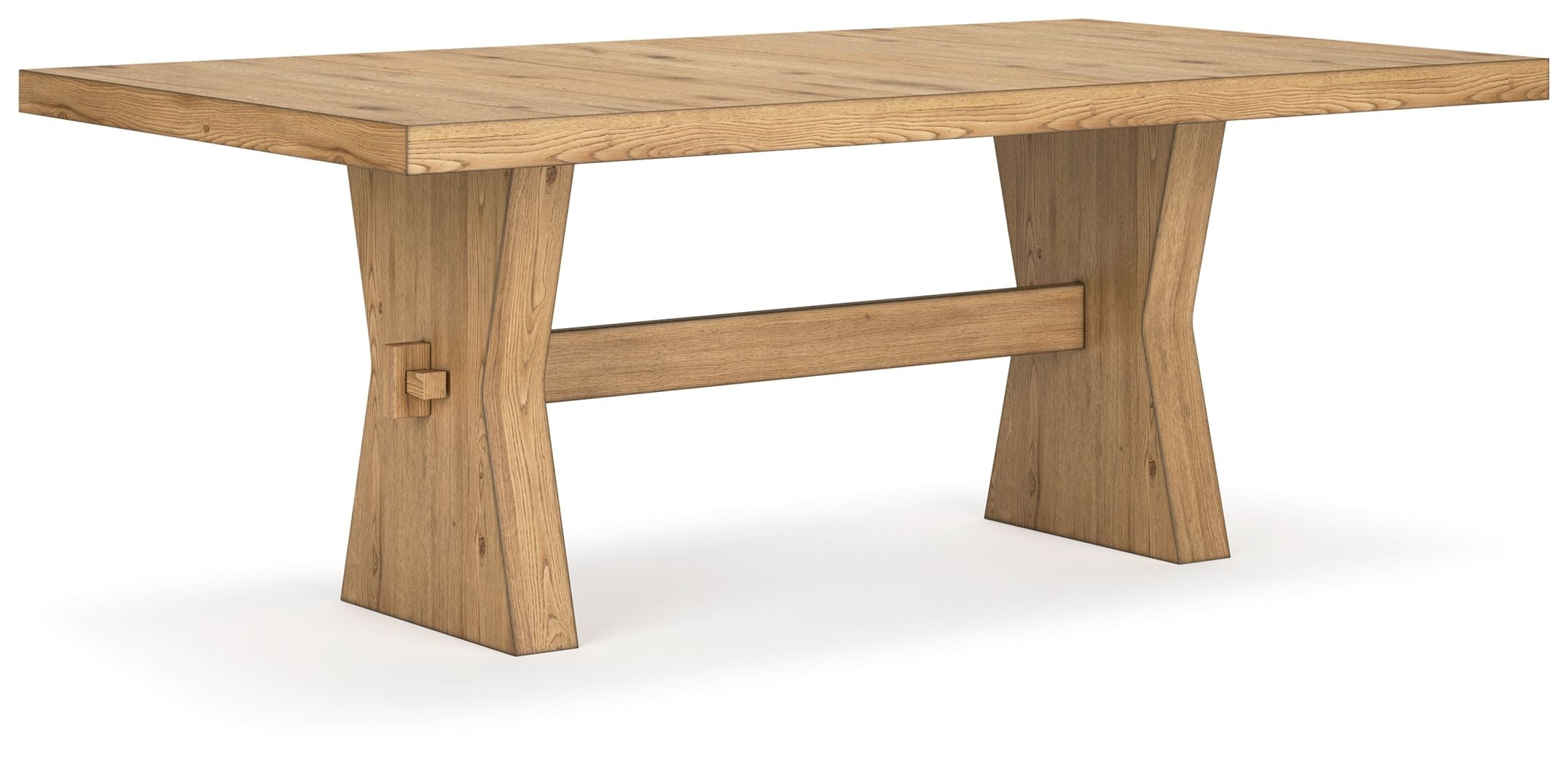 Signature Design by Ashley® Galliden - Light Brown - Rectangular Dining Room Table | Meri Furniture
